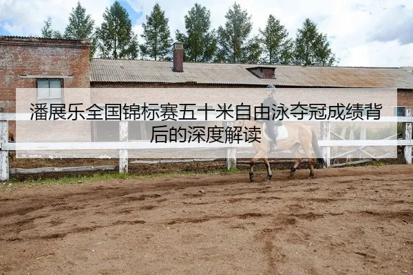 潘展乐全国锦标赛五十米自由泳夺冠成绩背后的深度解读